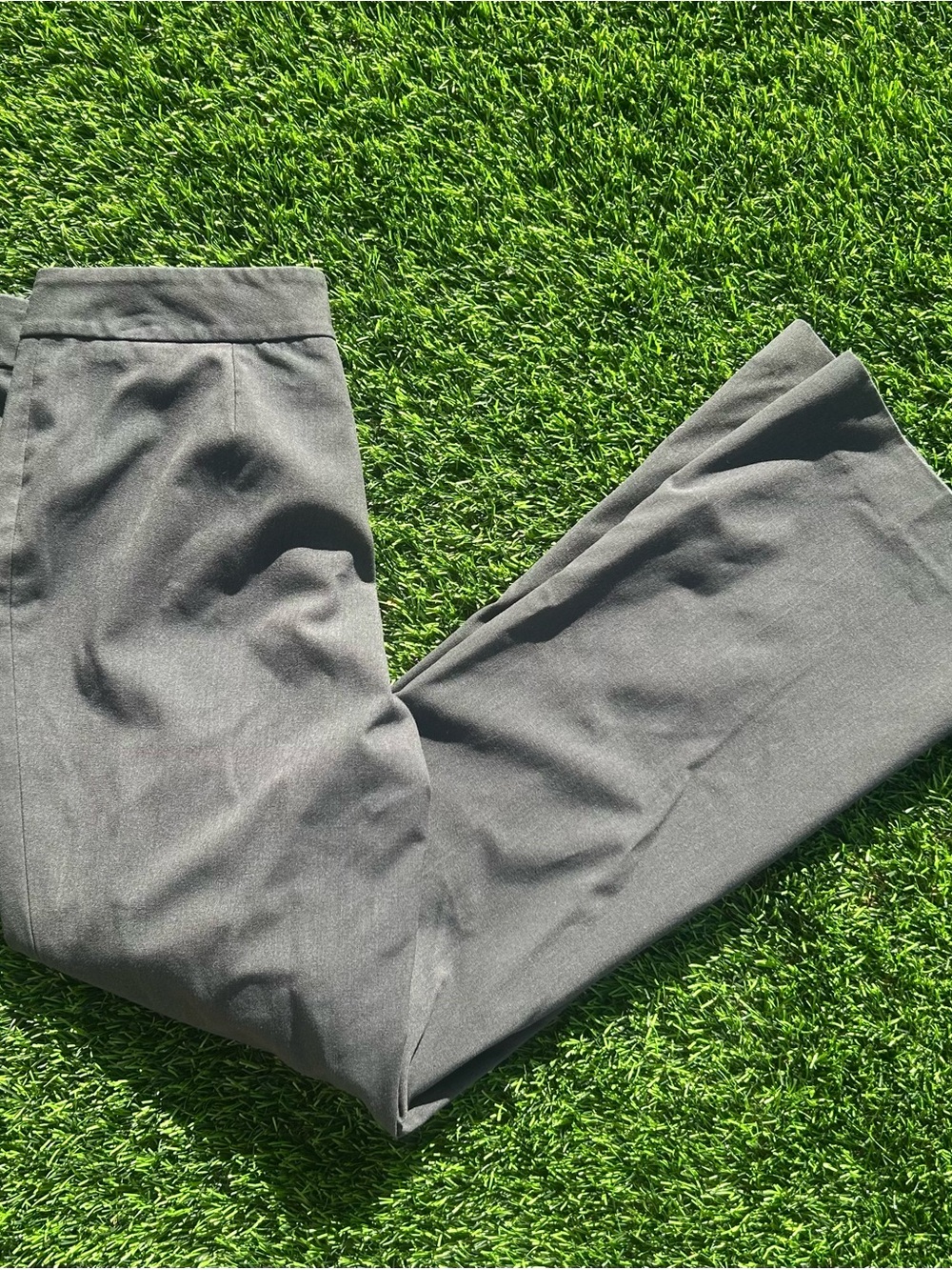 Y2K bootcut grey trousers